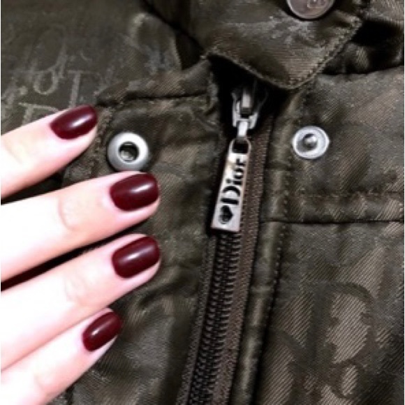 Vintage CHRISTIAN DIOR Monogram Trotter Puffer Coat Jacket Parka *RARE* - Picture 11 of 16